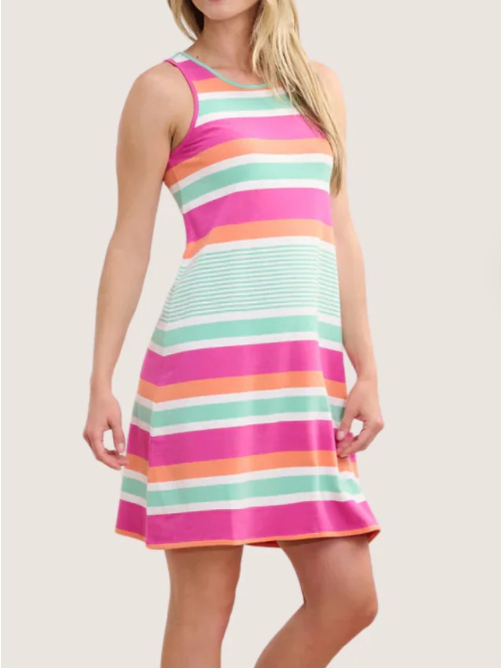 Hatley striped a line cotton & modal blend dress size XL NEW with tag!